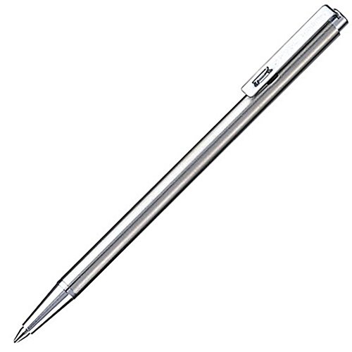 Product Cover Zebra Mini Ballpoint Pen 0.7 mm, Silver Body, Black Ink (T-3)