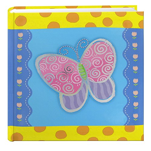 Product Cover Pioneer Photo Albums 200-Pocket 3-D Butterfly Applique Cover Photo Album, 4 by 6-Inch