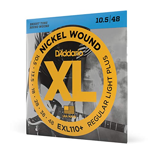 Product Cover D'Addario Nickel Wound Electric Guitar Strings, 1-Pack, Regular Light Plus, 10.5-48