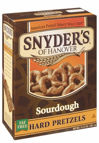 Product Cover Snyder's of Hanover Sourdough Hard Pretzels Box, 13.5 oz