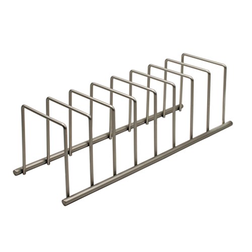 Product Cover Spectrum Diversified Euro Lid Organizer, Plate Rack, Lid Holder, Square, Satin Nickel