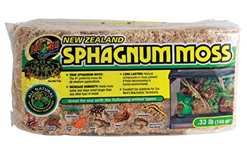Product Cover Zoo Med Laboratories SZMCF25 New Zealand Sphagnum Moss, .33-Pound