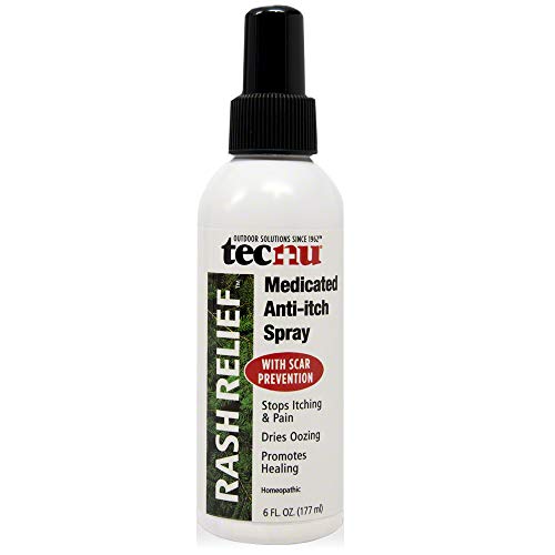Product Cover Tecnu Rash Relief Medicated Anti-Itch Spray, Soothes Itching and Prevents Scarring, 6 fluid Ounces