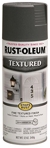 Product Cover Rust-Oleum 7221830 Textured Spray Paint, 12 oz, Dark Pewter