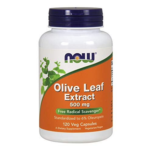 Product Cover NOW® Olive Leaf Extract, 500 mg, 120 Veg Capsules
