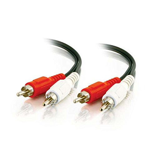 Product Cover C2G 40464 Value Series RCA Stereo Audio Cable, Black (6 Feet, 1.82 Meters)