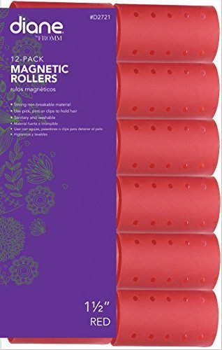 Product Cover Diane Magnetic Hair Roller, Red, 1 1/2 Inch