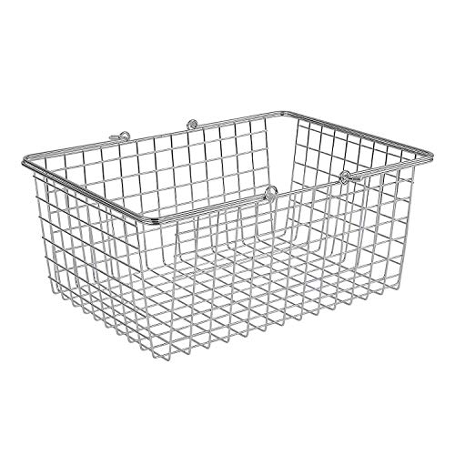 Product Cover Spectrum Diversified Wire Storage Basket, Large, Chrome
