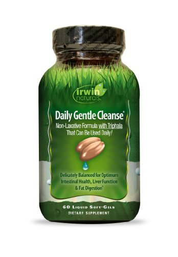 Product Cover Irwin Naturals Daily Gentle Cleanse - Non-Laxative Formula with Triphala - 60 Liquid Softgels