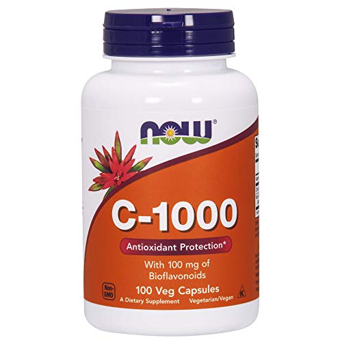 Product Cover NOW Supplements, Vitamin C-1,000 with 100 mg of Bioflavonoids, Antioxidant Protection*, 100 Veg Capsules