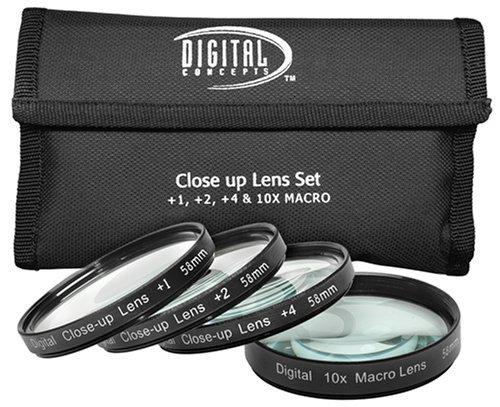 Product Cover Digital Concepts cl-58 58mm 4-Piece Multi-Coated  Camera Lens Filter Sets