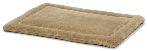 Product Cover MidWest Homes for Pets Deluxe Micro Terry Pet Bed, Dog Bed & Crate Mat, Taupe