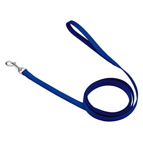 Product Cover Dog Leash - Nylon - 6 Ft. Blue with a Width of 5/8 in.