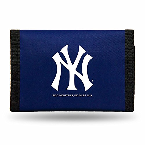 Product Cover Rico MLB New York Yankees Products MLB Nylon Wallet New York Yankees, Black, Small