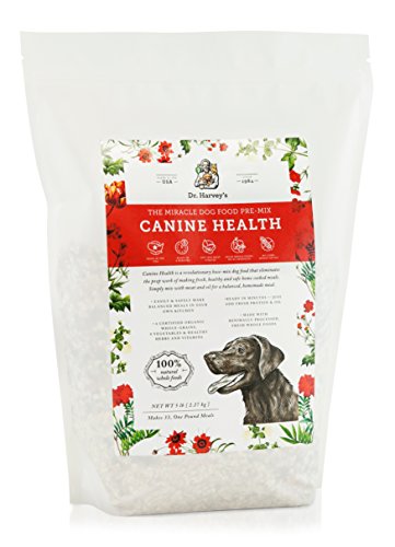 Product Cover Dr. Harvey's Canine Health Miracle Dog Food, Human Grade Dehydrated Base Mix for Dogs with Organic Whole Grains and Vegetables (5 Pounds)