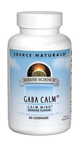 Product Cover Source Naturals Serene Science, GABA Calm - Supports A Calming Mood, Quick Dissolving Orange Flavor - 60  Lozenges