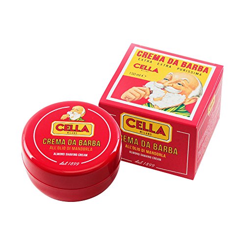 Product Cover Cella Milano Shaving Cream Soap Almond, 150 grams