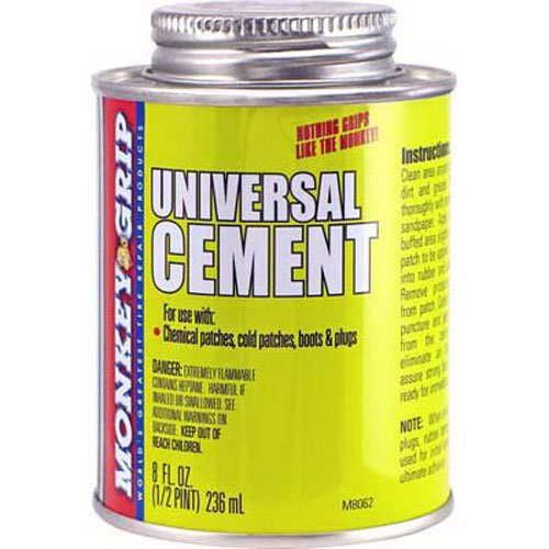 Product Cover Bell Automotive 22-5-08062-M Monkey Grip Rubber Cement, 1/2 Pint