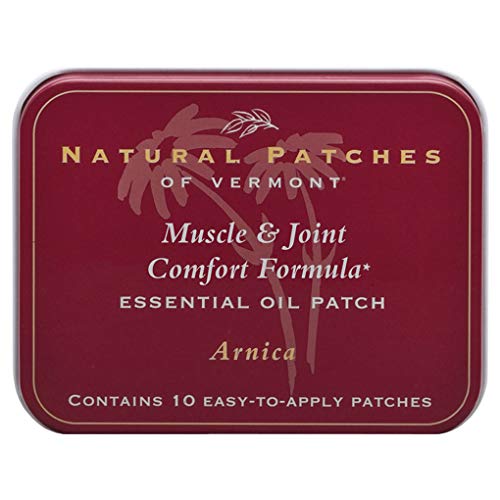 Product Cover Natural Patches Of Vermont Arnica Muscle & Joint Comfort Essential Oil Body Patch, 10-Count Tin