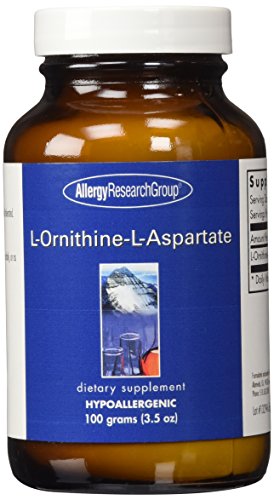 Product Cover Allergy Research Group L-ORNITHINE-L-ASPARTATE, 100 Gram Powder