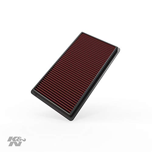 Product Cover K&N Engine Air Filter: High Performance, Premium, Washable, Replacement Filter: 2007-2019 Ford/Lincoln SUV and Compact V6/L4 (Explorer, Flex, Taurus, Edge, MKT, MKS), 33-2395