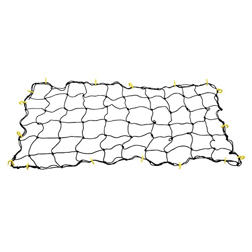 Product Cover Tooluxe 50969L Adjustable Cargo Net, 36 x 60-Inch | 16 Sturdy Nylon Hooks | Ideal for Moving, Camping, and Trucks