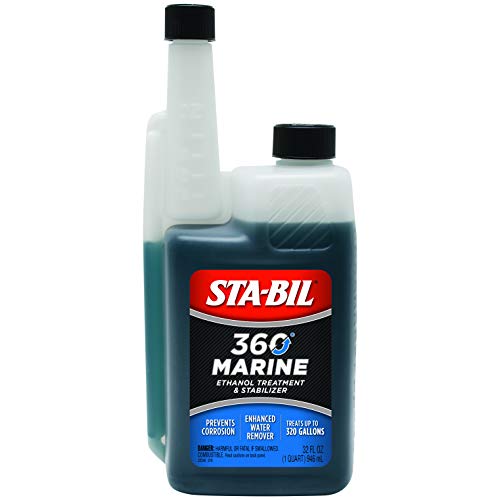 Product Cover STA-BIL 22240 32 oz. 360 Marine Ethanol Treatment and Fuel Stabilizer, 32oz