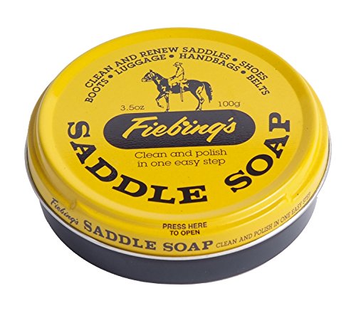Product Cover Fiebing's Saddle Soap, 3.5 Oz. - Yellow - Cleans, Softens and Preserves Leather