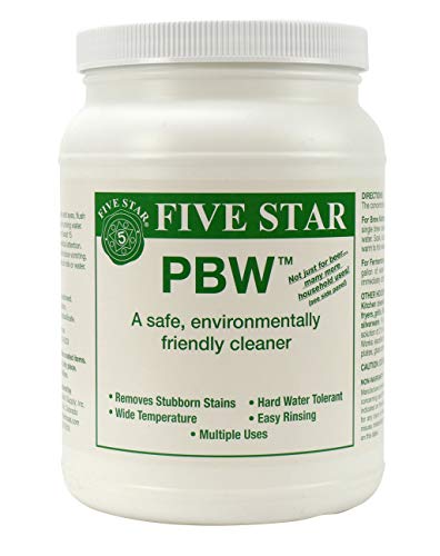 Product Cover Five Star PBW Cleaner (Powdered Brewery Wash), 4-Pound Jar