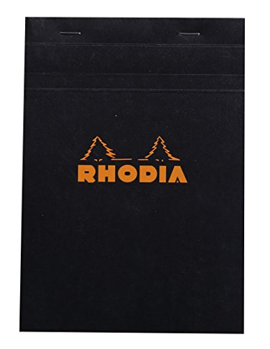 Product Cover Rhodia Staplebound Notepads - Graph 80 sheets - 6 x 8 1/4 in. - Black cover