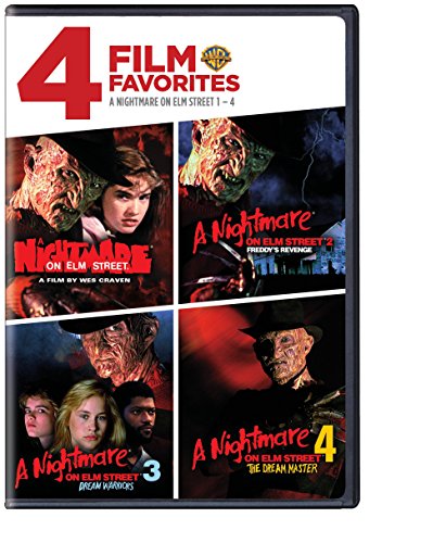 Product Cover 4 Film Favorites: Nightmare on Elm Street 1-4 (A Nightmare on Elm Street, Nightmare on Elm Street 2: Freddie's Revenge, Nightmare on Elm Street 3: Dream Warriors, Nightmare on Elm Street 4: The Dream Master)