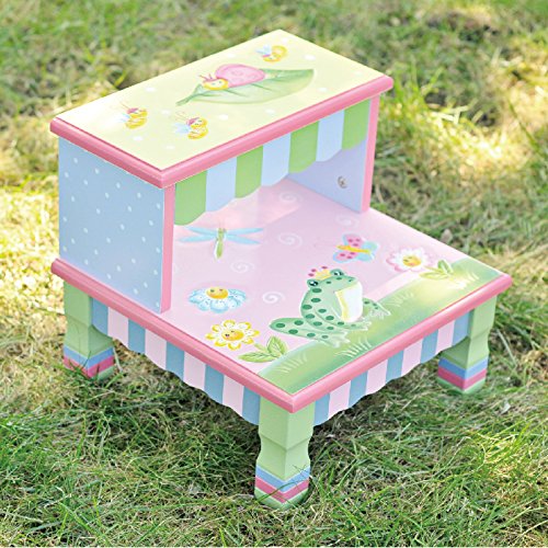 Product Cover Fantasy Fields - Magic Garden Hand Crafted Kids Wooden Step Stool