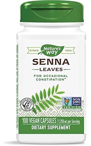 Product Cover Nature's Way Senna Leaves, 1,350 mg, 100 Vegetarian Capsules, Pack of 2