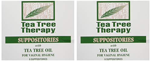 Product Cover Tea Tree Therapy - Suppository with Tea Tree Oil For Vaginal Hygiene (2-Pack of 6)