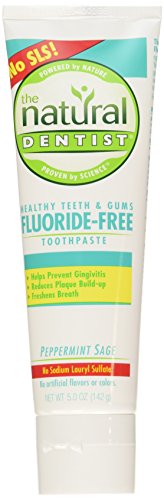 Product Cover The Natural Dentist Healthy Teeth & Gums Fluoride-Free Toothpaste-Peppermint Sage-5 oz, 2 pk