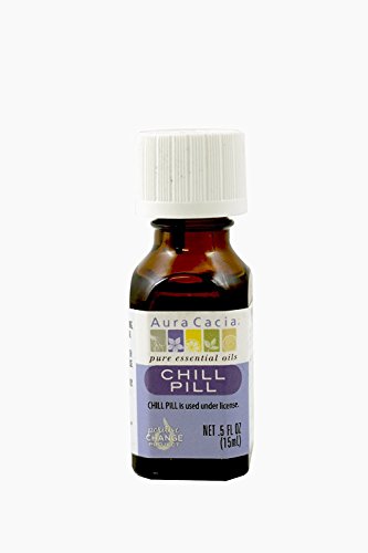 Product Cover Aura Cacia Essential Solutions Chill Pill Stress Down Essential Oil, 0.5 Ounce - 3 per case.