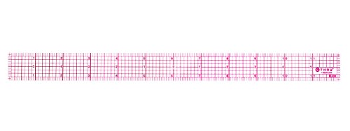 Product Cover Westcott 8ths 12-Inch Beveled Transparent Ruler (B-60)