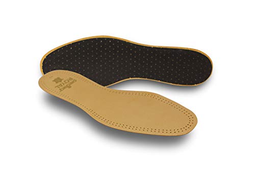 Product Cover Pedag 102 Royal Vegetable Tanned Sheepskin Insole with Natural Active Carbon Filter, Slightly Padded with Latex Foam, Tan Leather, Women's 9