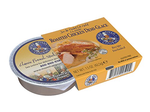 Product Cover More Than Gourmet Jus De Poulet Lie Gold Roasted Chicken Demi-glace, 1.5-Ounce Packages (Pack of 6)