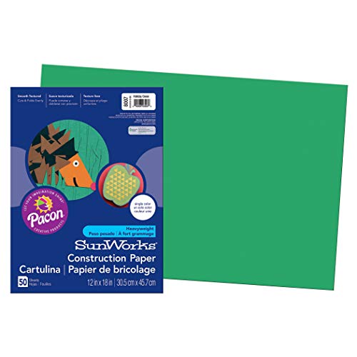 Product Cover SunWorks Construction Paper, Holiday Green,  12