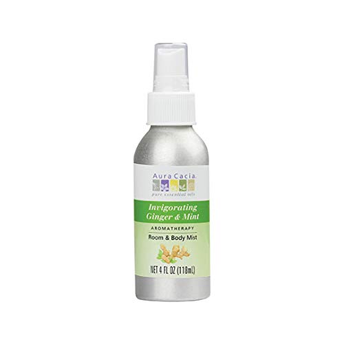 Product Cover Aura Cacia Invigorating Ginger & Mint Aromatherapy Room and Body Mist | 4 fl. oz.