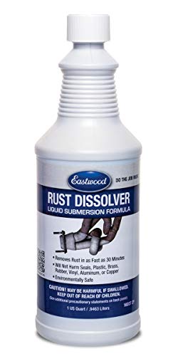 Product Cover Eastwood Rust Remover Acid-Free Dissolver For Metal Automotive Parts And Engine Parts 20 Square Feet Of Metal