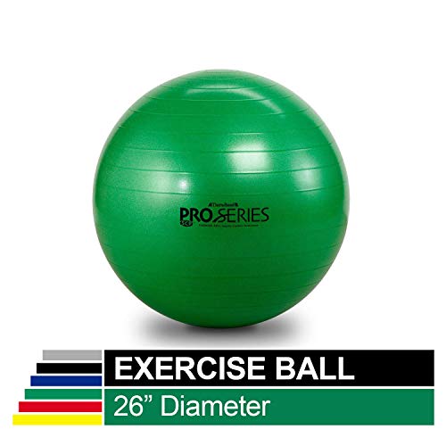 Product Cover TheraBand Exercise Ball, Professional Series Stability Ball with 65 cm Diameter for Athletes 5'7