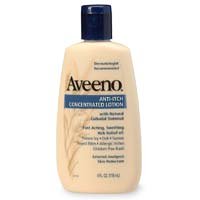 Product Cover Aveeno Anti-Itch Concentrated Lotion, 4-Ounce Bottles (Pack of 3)