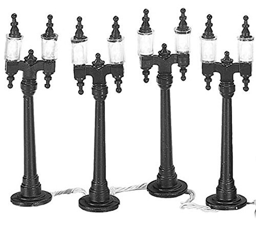 Product Cover Department 56 Accessories for Villages Double Street Lamps Accessory Figurine (Set of 4)
