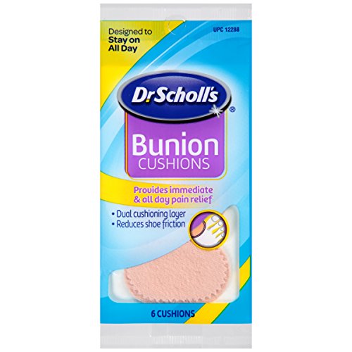 Product Cover Dr. Scholl's Bunion Cushions, 6ct (Pack of 8) // Dual Cushioning Layer Provides Immediate and All-Day Bunion Pain Relief by Reducing Shoe Pressure and Friction