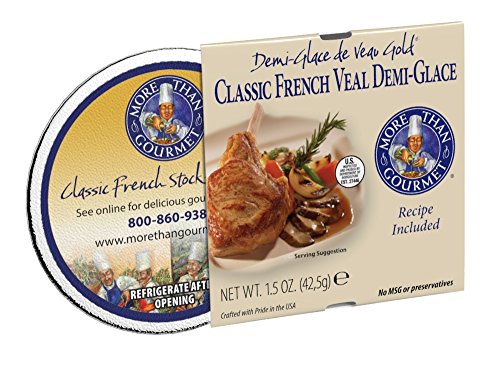 Product Cover More Than Gourmet Demi-glace De Veau Gold, Classic French Veal Demi-glace, 1.5-Ounce Units (Pack of 6)