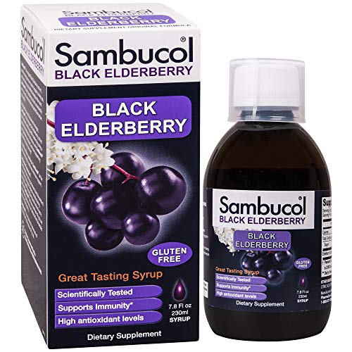 Product Cover Sambucol Black Elderberry Syrup Original Formula,  7.8 Ounce Bottle