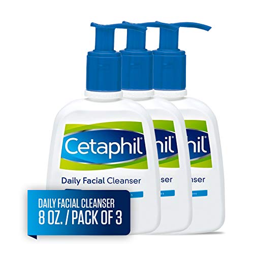 Product Cover Cetaphil Daily Facial Cleanser for Normal to Oily Skin, Gentle Face Wash for Sensitive Skin, 8 oz. (Pack of 3)
