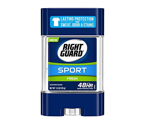 Product Cover Right Guard Sport Clear Gel Antiperspirant, Fresh, 3 Ounce (Pack of 6)